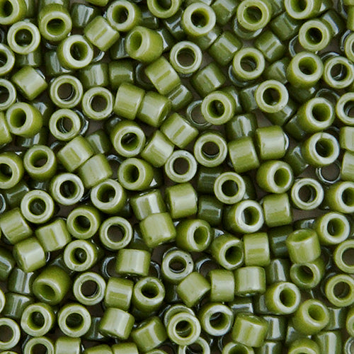 Miyuki Delica 11/0 Pale Green Lime Opaque Glazed, DB0263