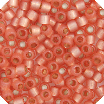 Miyuki Delica 11/0 Peach Alabaster/Opal Silver, DB0622V