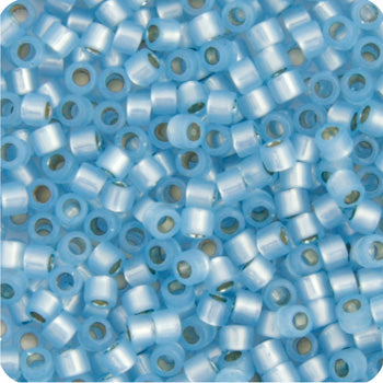 Miyuki Delica 11/0 Aqua Alabaster/Opal Silver, 0628V