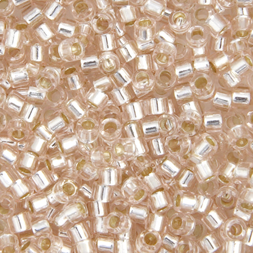 Delica 11/0 RD Pink Mist Silver Lined, 1203V