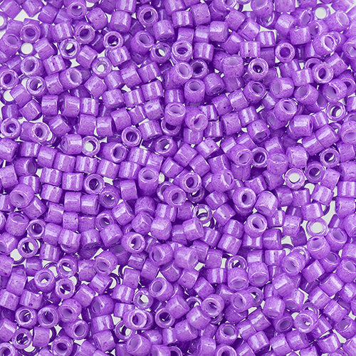 Delica 11/0 RD Violet Opaque Dyed, 1379V