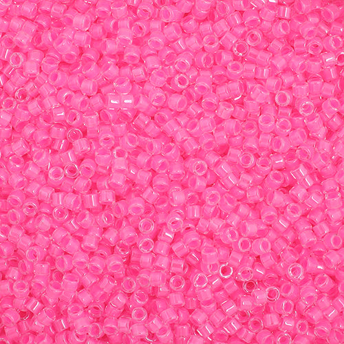 Delica 11/0 RD Light Pink Luminous Neon Color, 2036V
