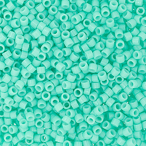 Delica 11/0 Duracoat Opaque Dyed Robin Egg Blue, DB2122V