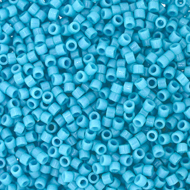 Delica 11/0 Duracoat Opaque Dyed Aqua, DB2128V