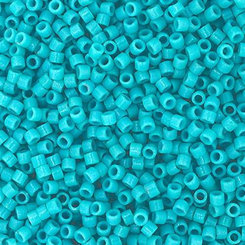Delica 11/0 Duracoat Opaque Dyed Turquoise Blue, DB2130V