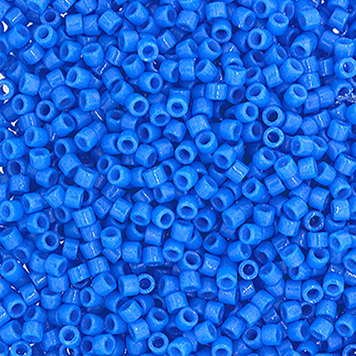 Delica 11/0 Duracoat Opaque Dyed Blue Cerulean, DB2134V