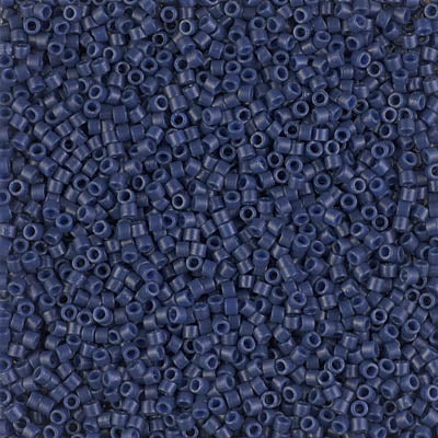 Delica 11/0 RD Navy Blue OP. Dyed Duracoat, 2143V