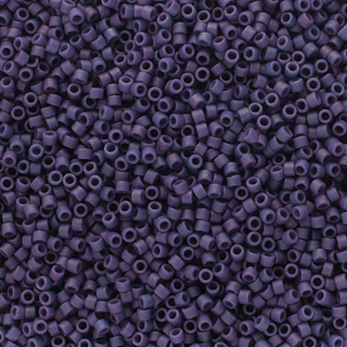 Delica 11/0 Frosted Glazed Violet Matte, DB2292V