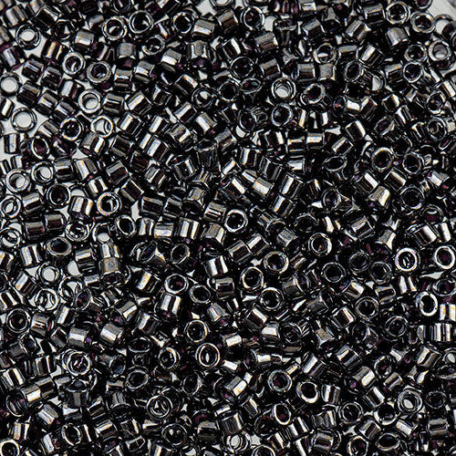 Miyuki Delica 11/0 Round Gunmetal, 001V