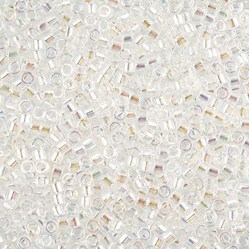 Delica 11/0 RD Crystal AB, DB0051V