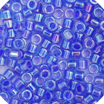 Delica 11/0 RD Blue Violet AB Lined-Dyed, DB0063V