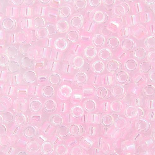 Delica 11/0 RD Pink AB Lined-Dyed, 071V