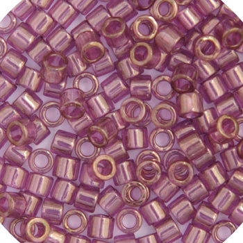 Delica 11/0 RD Amethyst Gold Luster, DB0108V