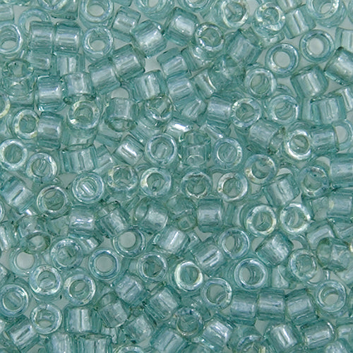 Delica 11/0 RD Seagreen Transparent Glazed Luster, 112V