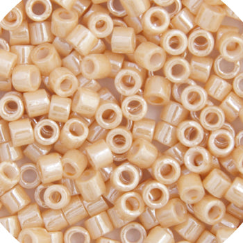 Delica 11/0 RD Beige Glazed Luster, DB0205V