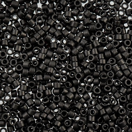 Delica 11/0 RD Black Matte, DB0310V