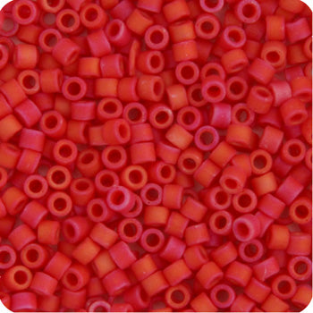 Delica 11/0 RD Red Opaque Matte, 362V