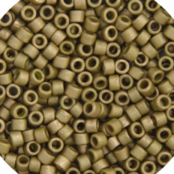 Delica 11/0 RD Yellow Gold Metallic Matte Luster, 371V