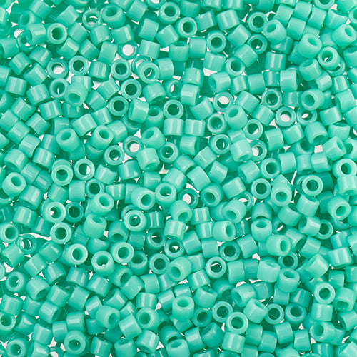 Delica 11/0 RD Turquoise Green Opaque, 729V
