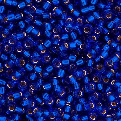 Miyuki Seed Bead 15/0 Cobalt Blue Silver Lined, 0020V