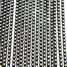 Rhinestone Banding Crystal AB in Black Casing