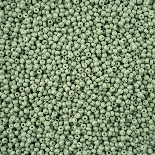 Czech Seed Bead 11/0 Eucalyptus Chalk Dyed Solgel, 43251B