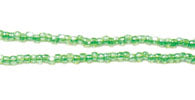 Czech Seed Bead 3Cut 10/0 Light Green Luster, 1838