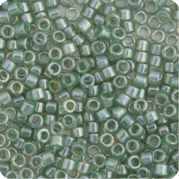 Delica 11/0 RD Light Green Moss Transparent Luster, 1484V