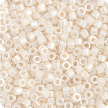 Delica 11/0 RD White Bisque Opaque Ceylon, 1530V