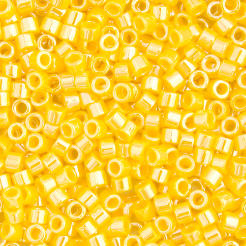 Delica 11/0 RD Yellow Canary Opaque Luster, 1562V