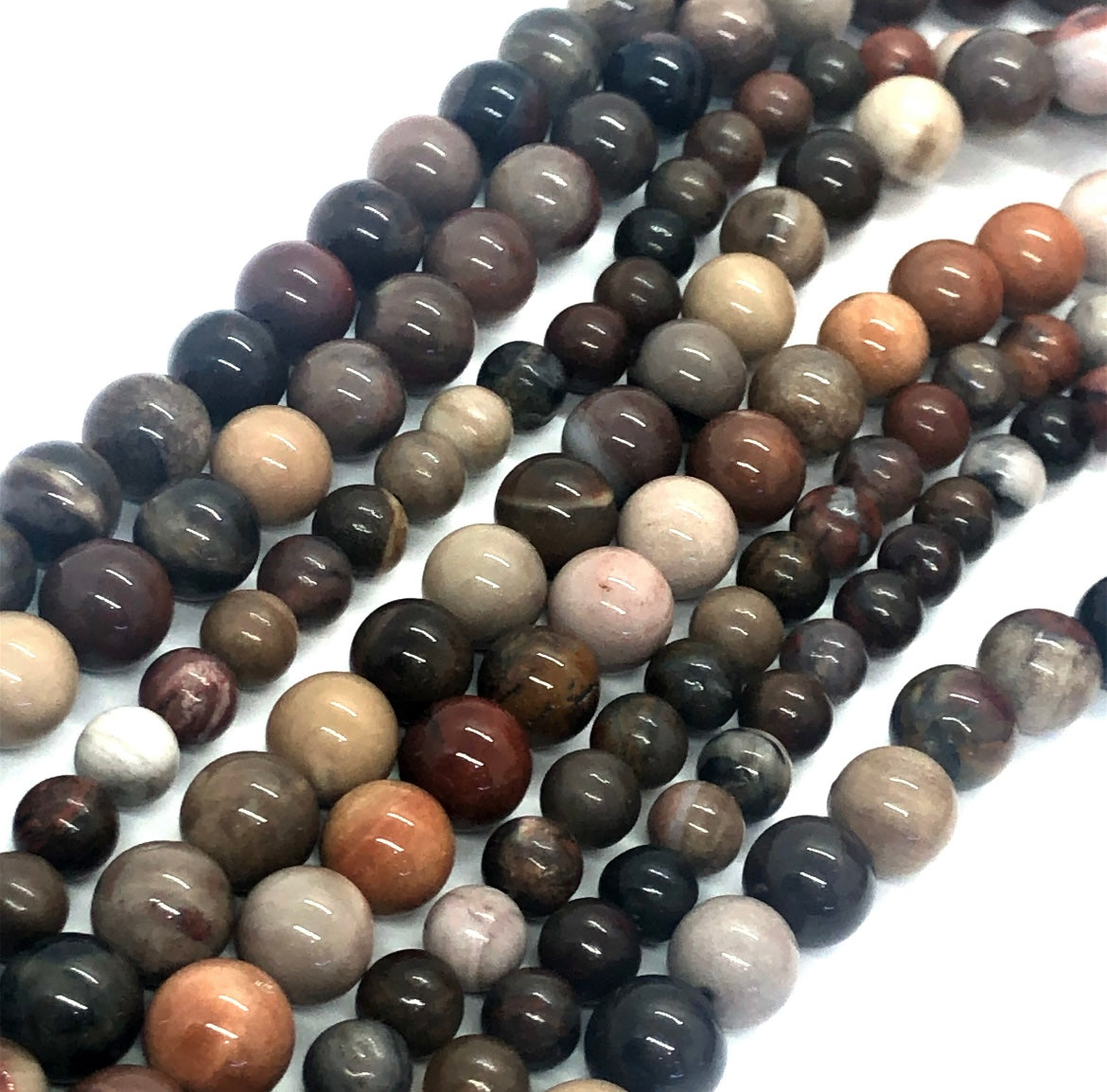 Fossil Wood Stone Beads Natural Stone Beads