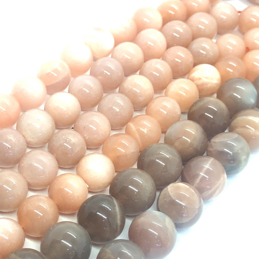 Orange Moonstone Natural Stone Beads