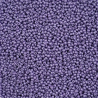 Czech Seed Beads 10/0 PermaLux Dyed Chalk Lavendar, 42113