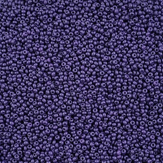 Czech Seed Beads 10/0 PermaLux Dyed Chalk Dark Violet, 42114