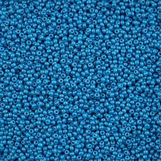 Czech Seed Beads 10/0 PermaLux Dyed Chalk Dark Turquoise, 42118