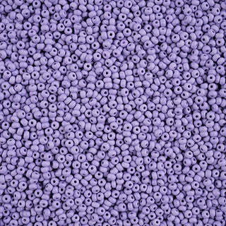 Czech Seed Beads 10/0 PermaLux Dyed Chalk Lavender Matt, 42135