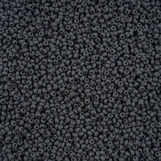 Czech Seed Beads 10/0 PermaLux Dyed Chalk Grey Matt, 42143