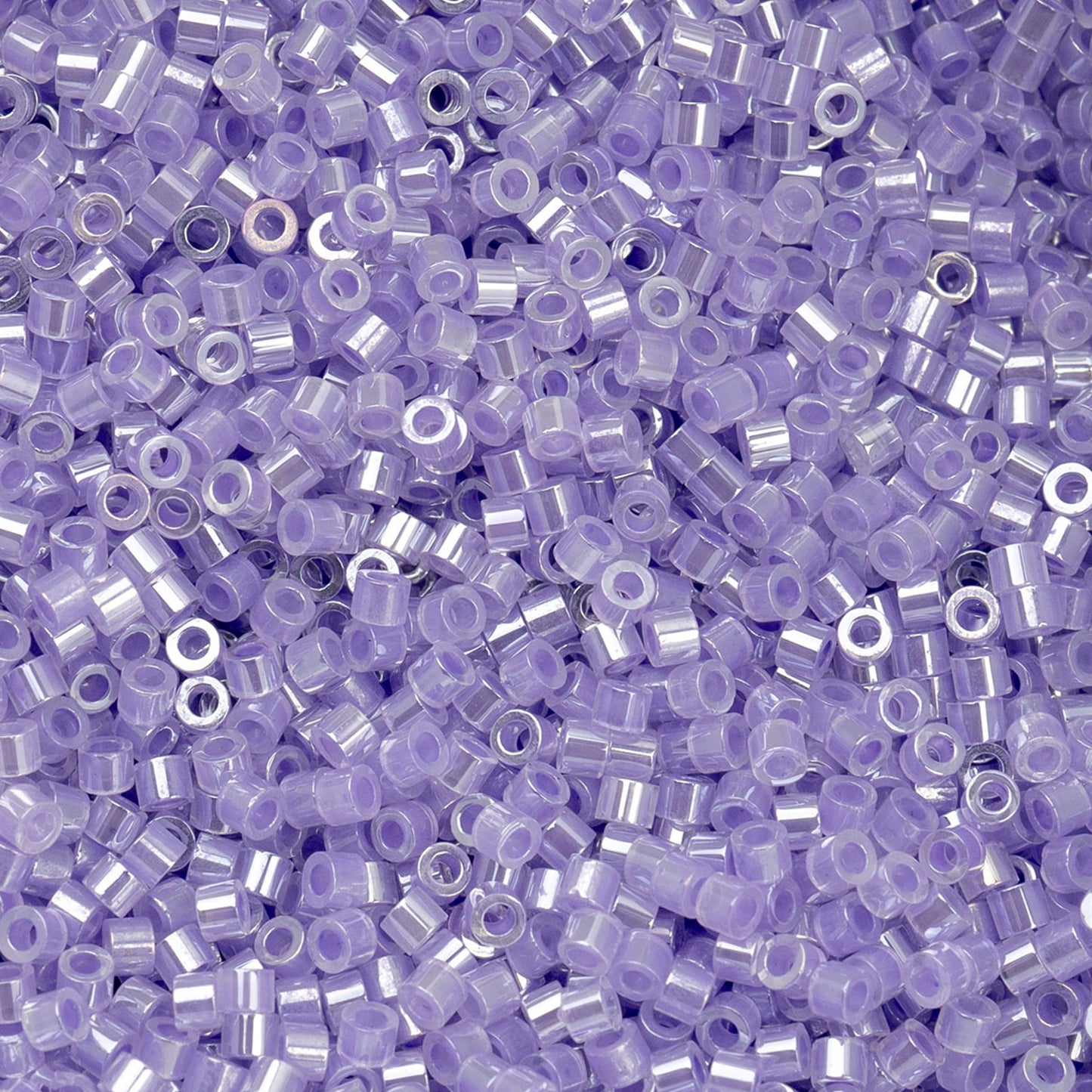 Cylin Beads 11/O Crystal Purple Lined Ceylon 25g Bag, 1034