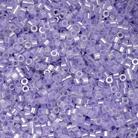 Cylin Beads 11/O Crystal Purple Lined Ceylon 25g Bag, 1034