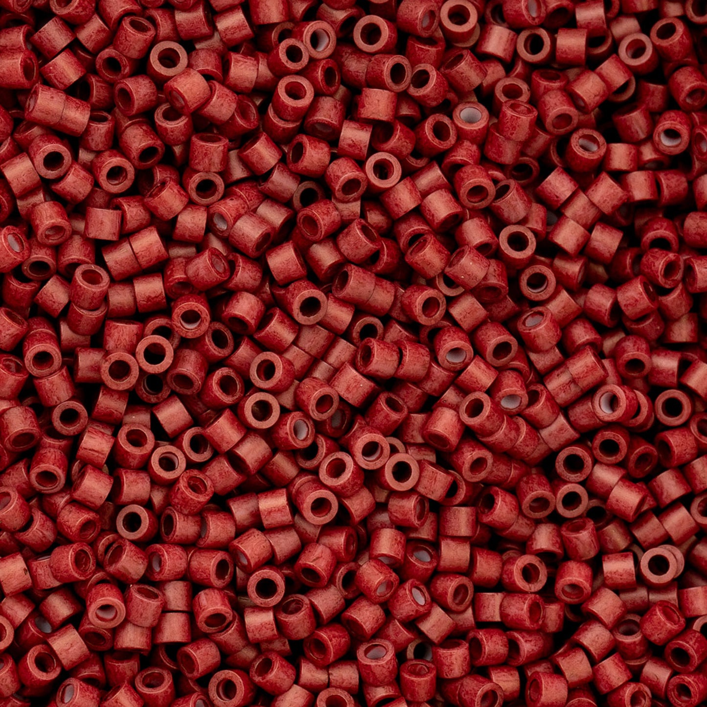 Cylin Beads 11/O Dark Red Maroon Mettalic Matte 25g Bag, 1038