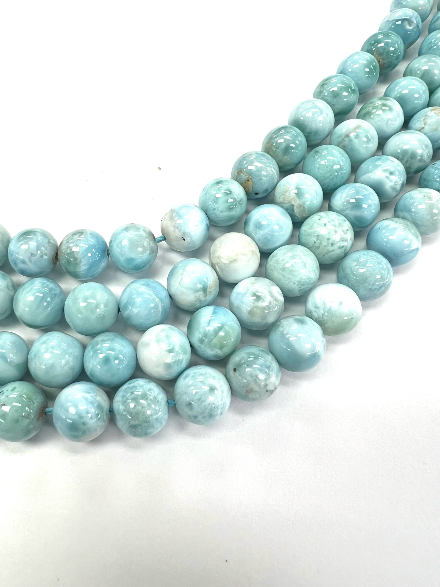 Larimar Natural Stone Beads 8mm