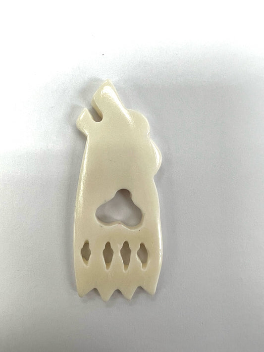 Bone Bear Claw Pendant
