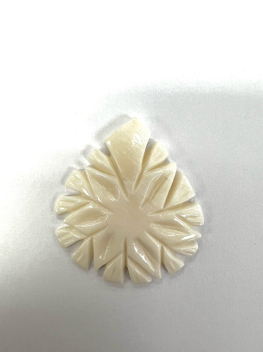 Bone Leaf Pendant