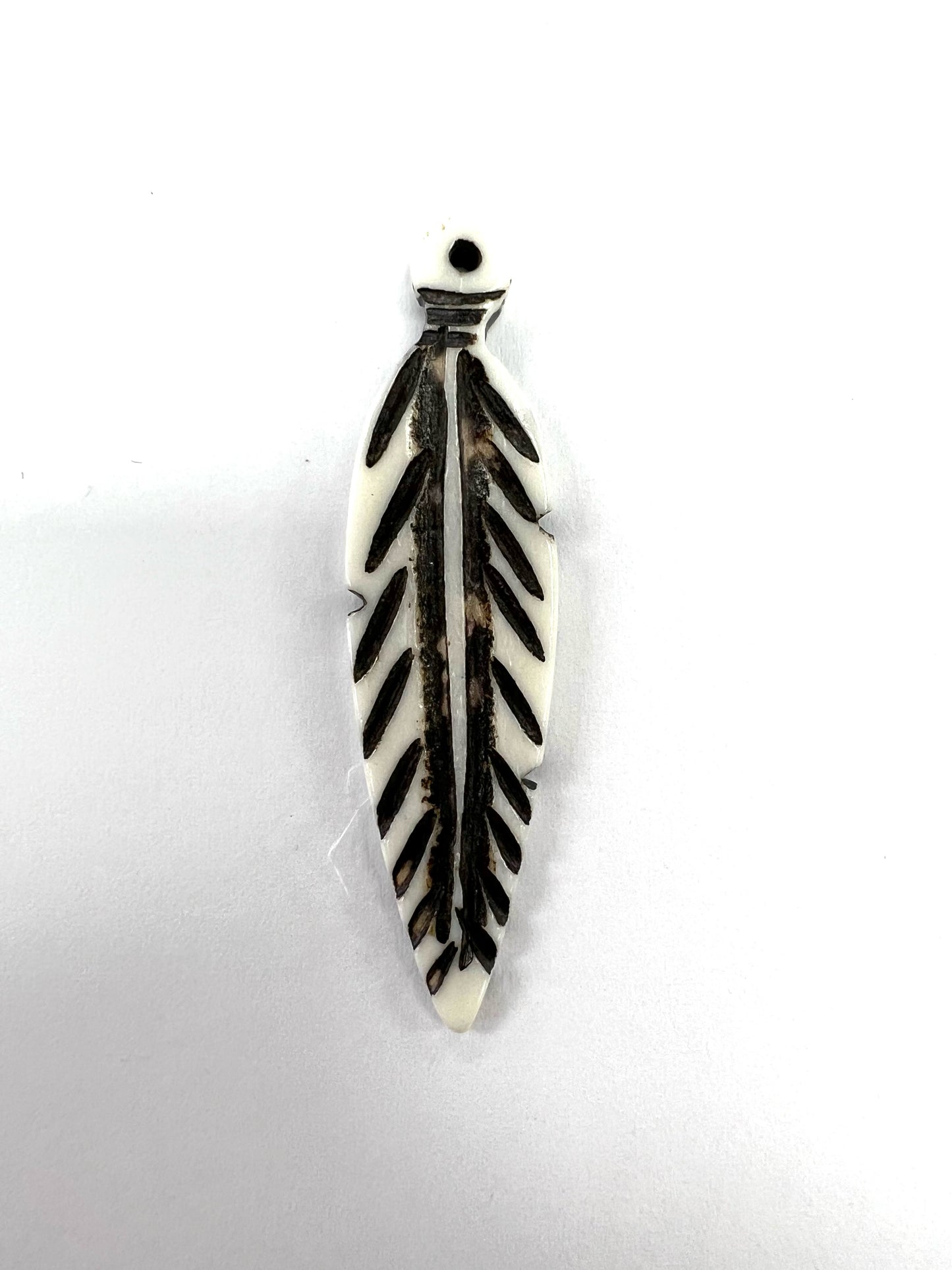 Bone Leaf Pendant