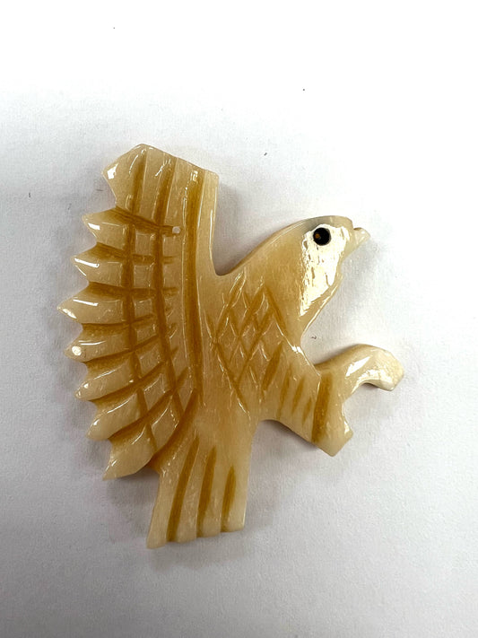Bone Eagle Pendant