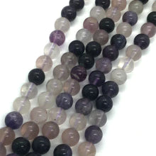 Purple Flourite Natural Stone Beads 8mm