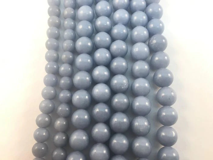 Angelite Celestite Natural Stone Beads