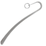 Bookmark Mini Plain 85mmm Nickel Color w/Jump Ring LF/NF, 005