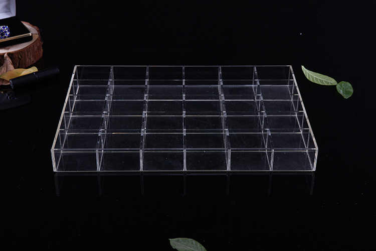 Acrylic Display Organizer With 30 Grids