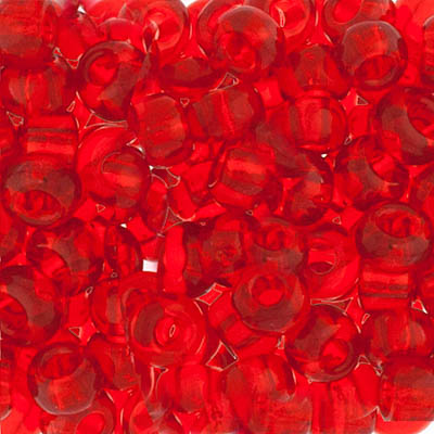 CZECH SEEDBEAD 2/0 TR.LT RED, 040